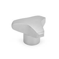 GN 5345 Stainless Steel Three Lobe Knob Material AISI 303 (A2) 
